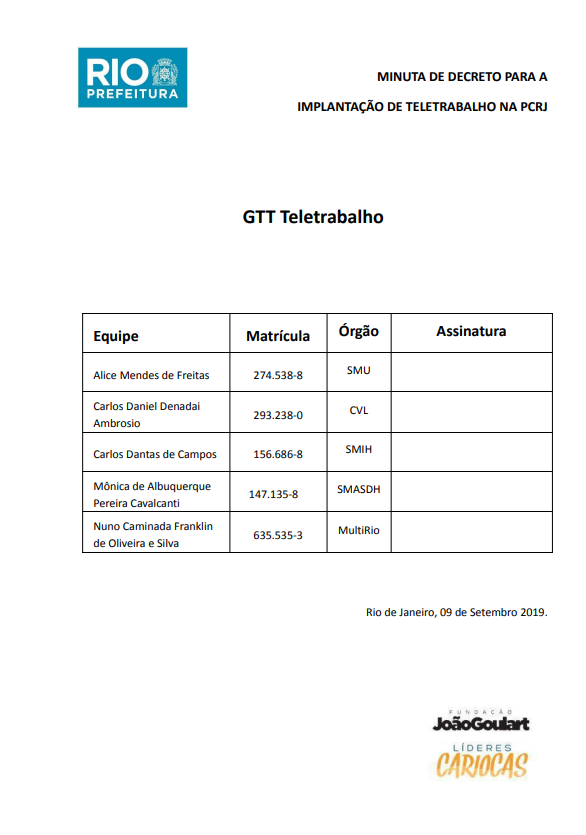 GTT TELETRABALHO