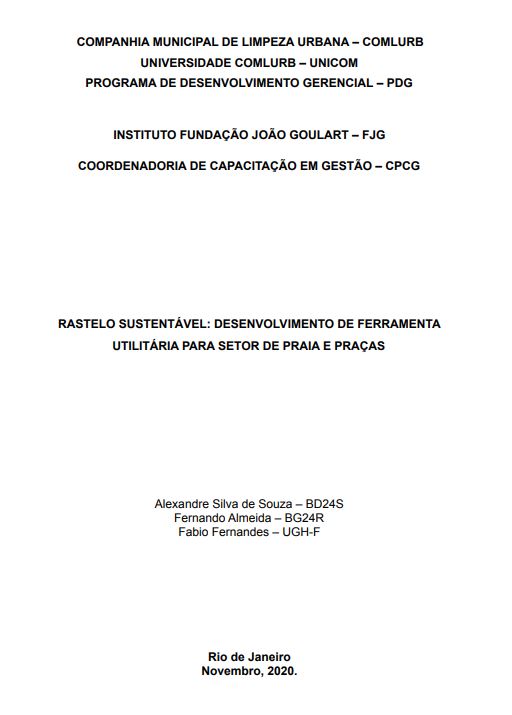 RASTELO SUSTENTÁVEL